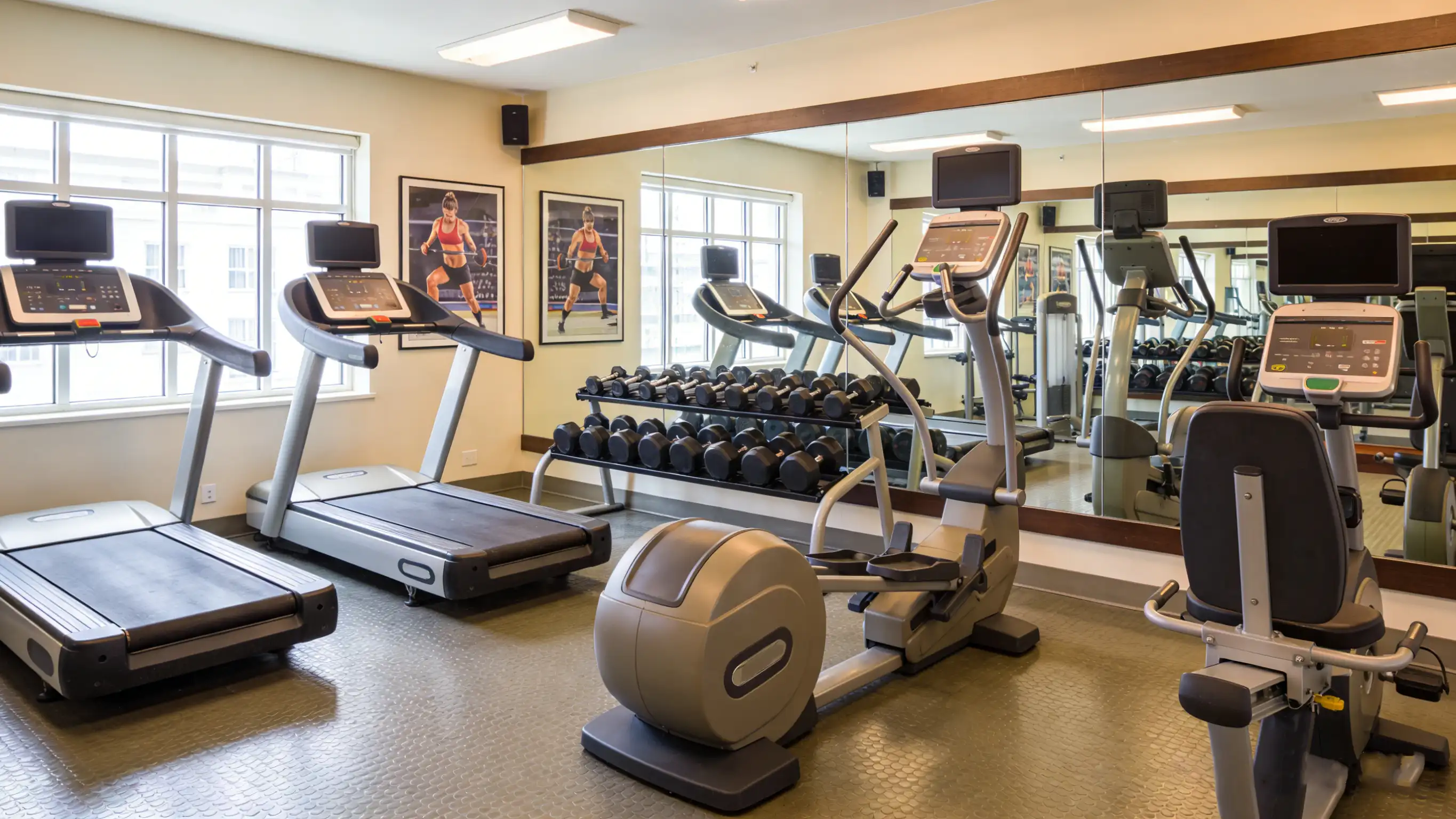 Hogyan szereljünk fel 100 négyzetméter alatti vállalati edzőtermeket, otthoni edzőtermeket és fitneszstúdiókat?