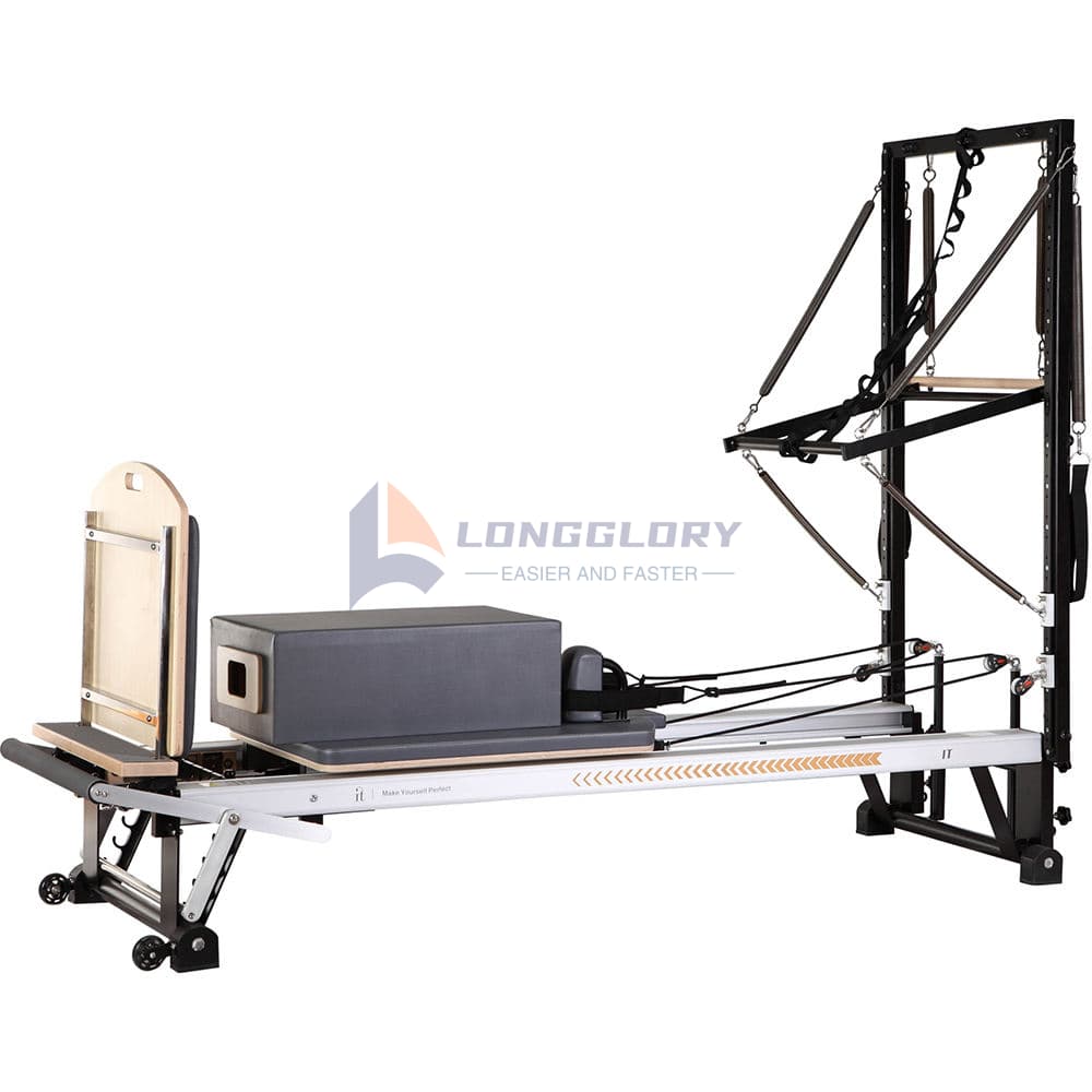 Alumínium Pilates Reformer féltoronnyal