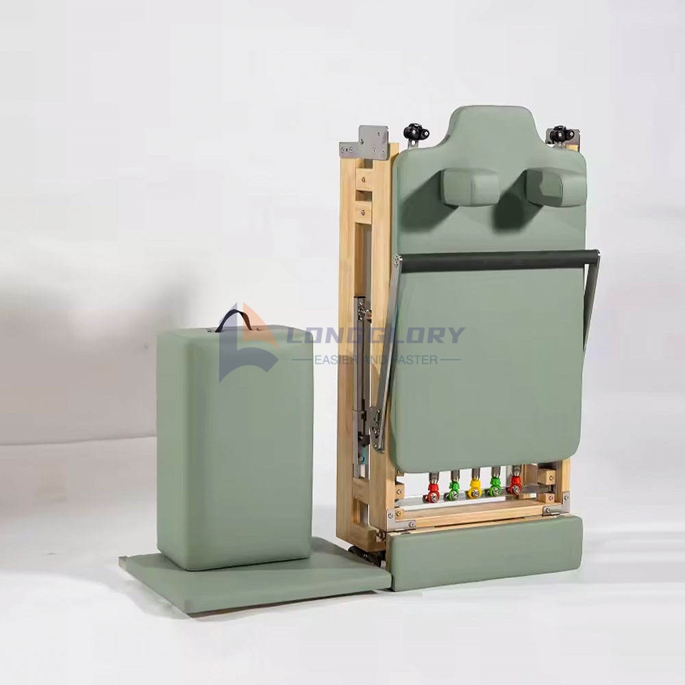 Összecsukható tölgyfa Pilates Reformer